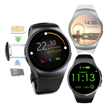 

Smart Watch KW18 Men Support SIM TF Card Bluetooth Call Mobile Positioning Heart Rate Pedometer Sport Waterproof Smartwatch