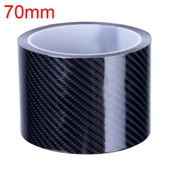 

10Meter x 7CM Car Door Protector Strips Door Edge Mirror Bumper Scratchproof Carbon Fiber Vinyl Sticker Car Anti Scratch Bumper