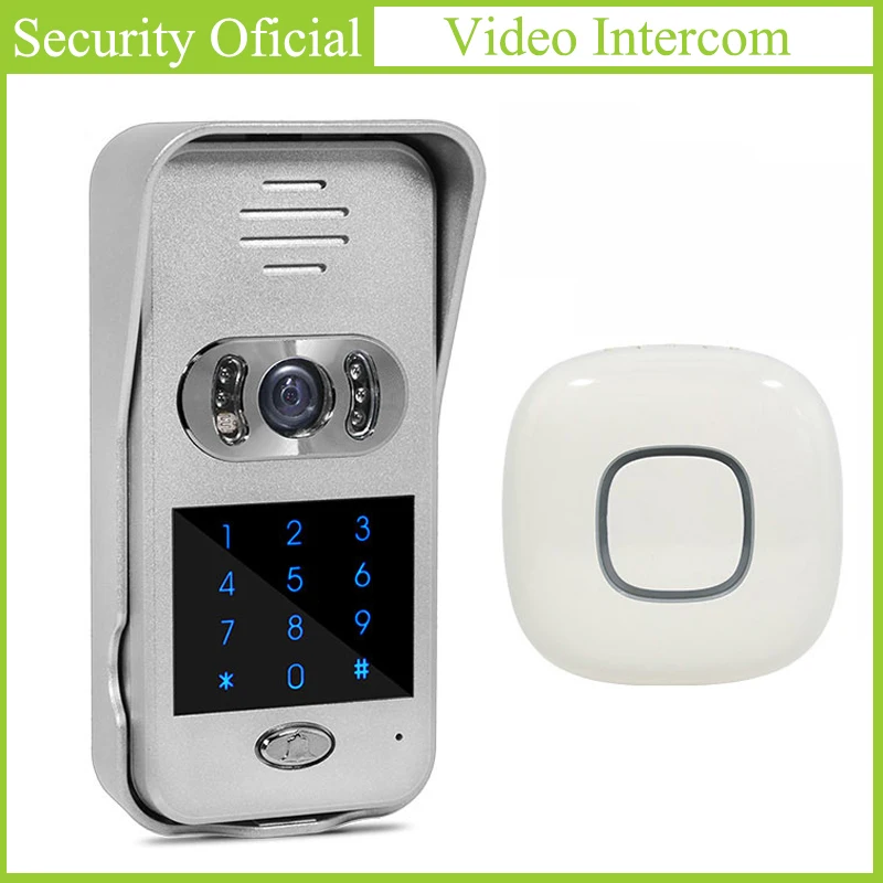 Best Smart WiFi Video Doorbell Remote Unlock Password Unlock Video Intercom Door Phone IR Night Vision Wide View Angle HD 720P Camera