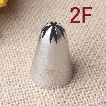 

1 Piece #2F Drop Flower Cherry Decorating Tip Piping Icing Nozzle Fondant Jelly Cake Cream Pastry Making Tools Baking Tips