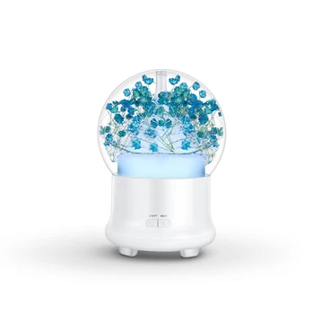 

100ml Ultrasonic Aromatherapy Diffuser with flower Aroma Diffusers Cool Mist Humidifier for Office Home Bedroom Living Room