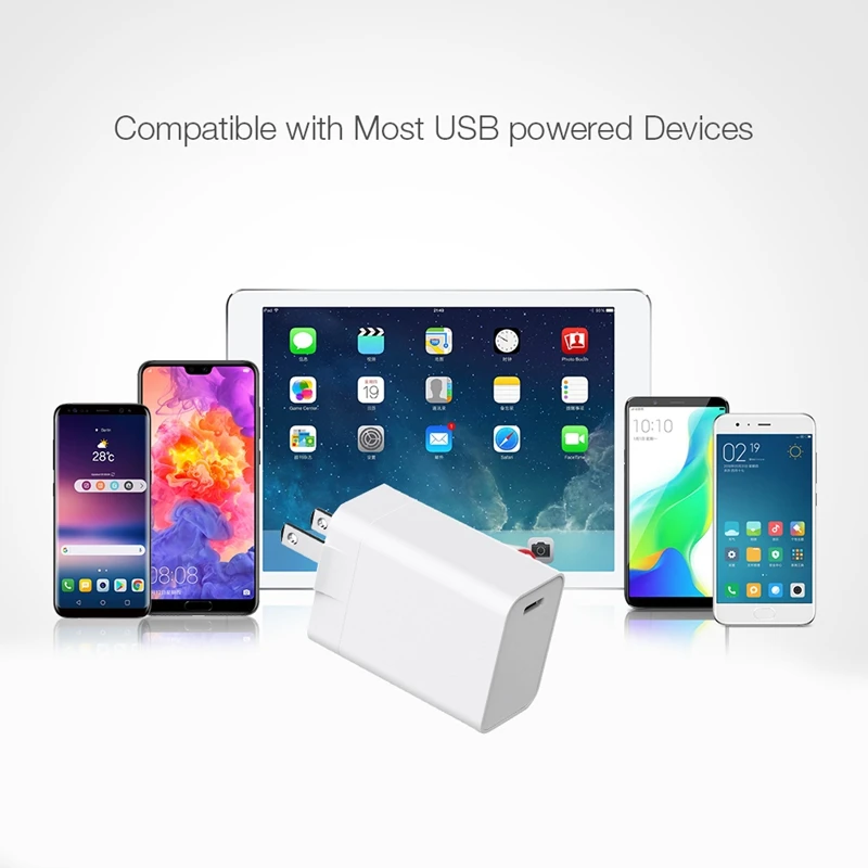 30 Вт тип-c настенное зарядное устройство USB C PD зарядное устройство для нового MacBook/Pro/iPad Pro/Nexus
