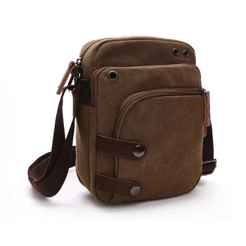 

Canvas Bag Men Chao Cool Single Shoulder Oblique Satchel More Function Big Capacity Shoulders Bag