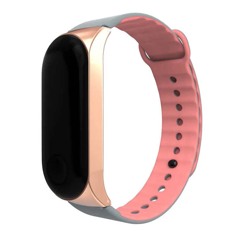 Легкий сменный Браслет из силикагеля ремешок для Xiaomi Mi Band 3 удобные умные ремешки на запястье