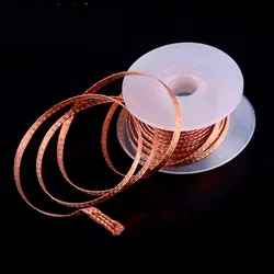 Fils à souder 1.5M, tresse à dessouder, fil de mèche 1.5mm 2mm 2.5mm 3mm 3.5mm de largeur, cordon de plomb, outil de réparation BGA 