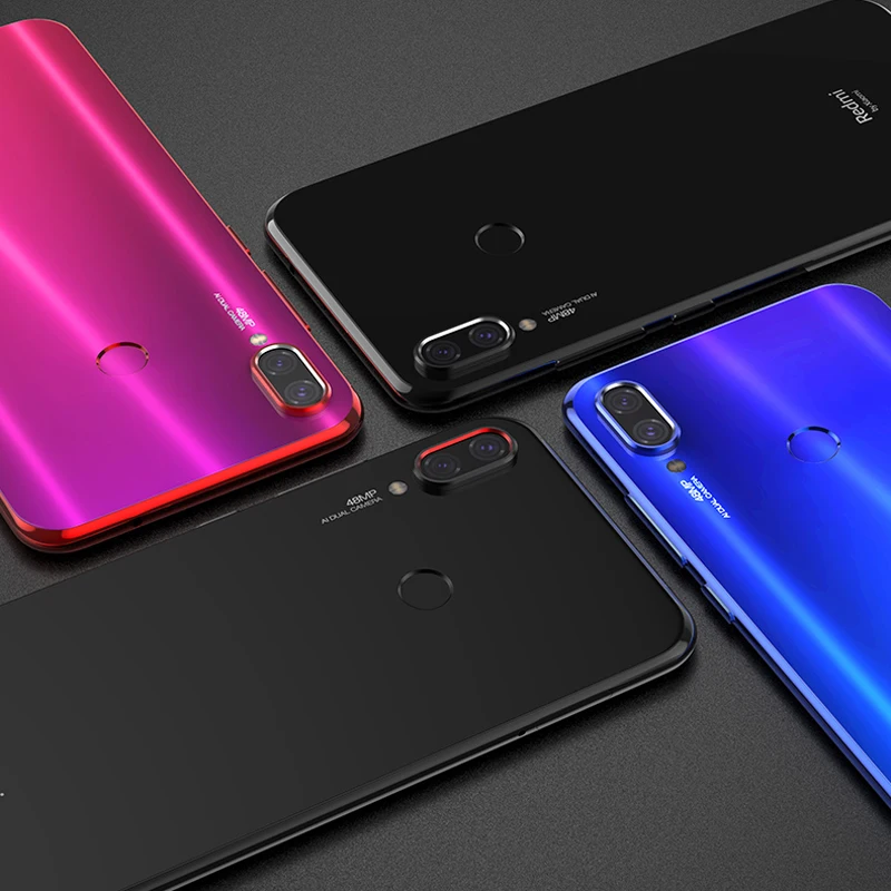 Для Xiaomi RedMi Note 7 металлический Задний защитный кольцевой чехол для объектива+ объектив камеры закаленное стекло для Redmi Note7 Pro защита экрана