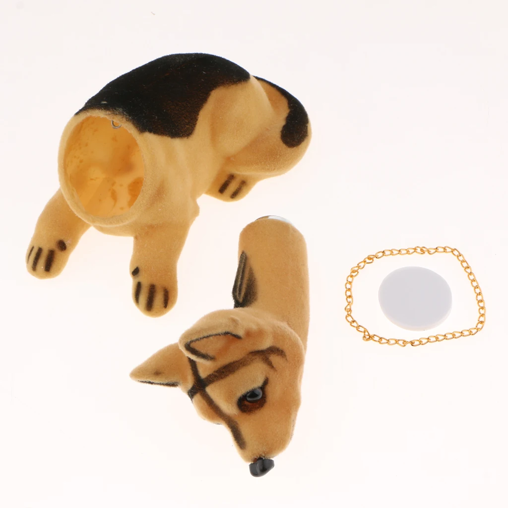 Bobbling Head Mini Puppy Dog Figurine Car Dashboard Decoration Nodding Shaking Toys for Kids Room - Shepherd | Автомобили и