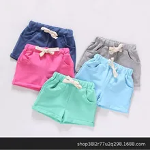 Новые стильные детские шорты детские хлопковые шорты в Корейском стиле модные детские шорты летние тонкие шорты