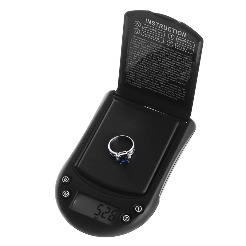 200gx0.01g Mini Digital Jewelry Scale LCD Electronic Pocket Balance Weight Gram 634D