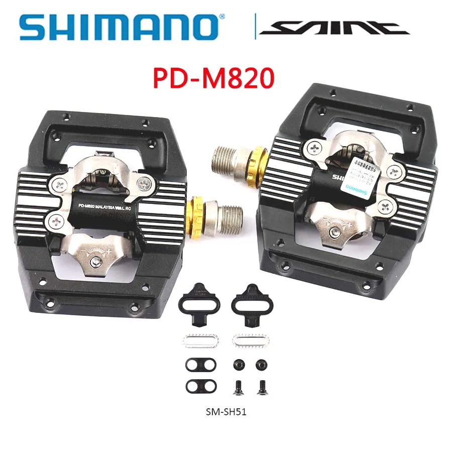 Shimano SAINT PD M820 SPD педаль XC/DH горнолыжная эндуро горного велосипеда в оригинальной