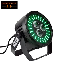 TIPTOP TP-17B, новинка, тонкий пластиковый комбинированный красочный сценический DMX светодиодный светильник, 3x18 Вт, 6в1+ 72 шт., RGB, 3 в 1, DMX, Par, банок, CE, ROHS