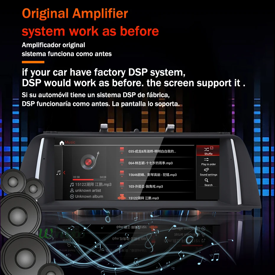 Cheap Android 9.0/7.1 IPS 4G 64G Car Radio GPS for BMW  5 Series 520i F10 F11 2010-2016 CIC NBT GLONASS Navigation no DVD Player 3