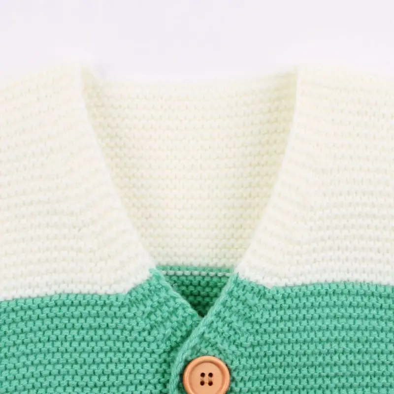 TAutumn Kids Baby Girls Boys Striped Vest Sweater Sleeveless Cardigan Tops Coat Outerwear