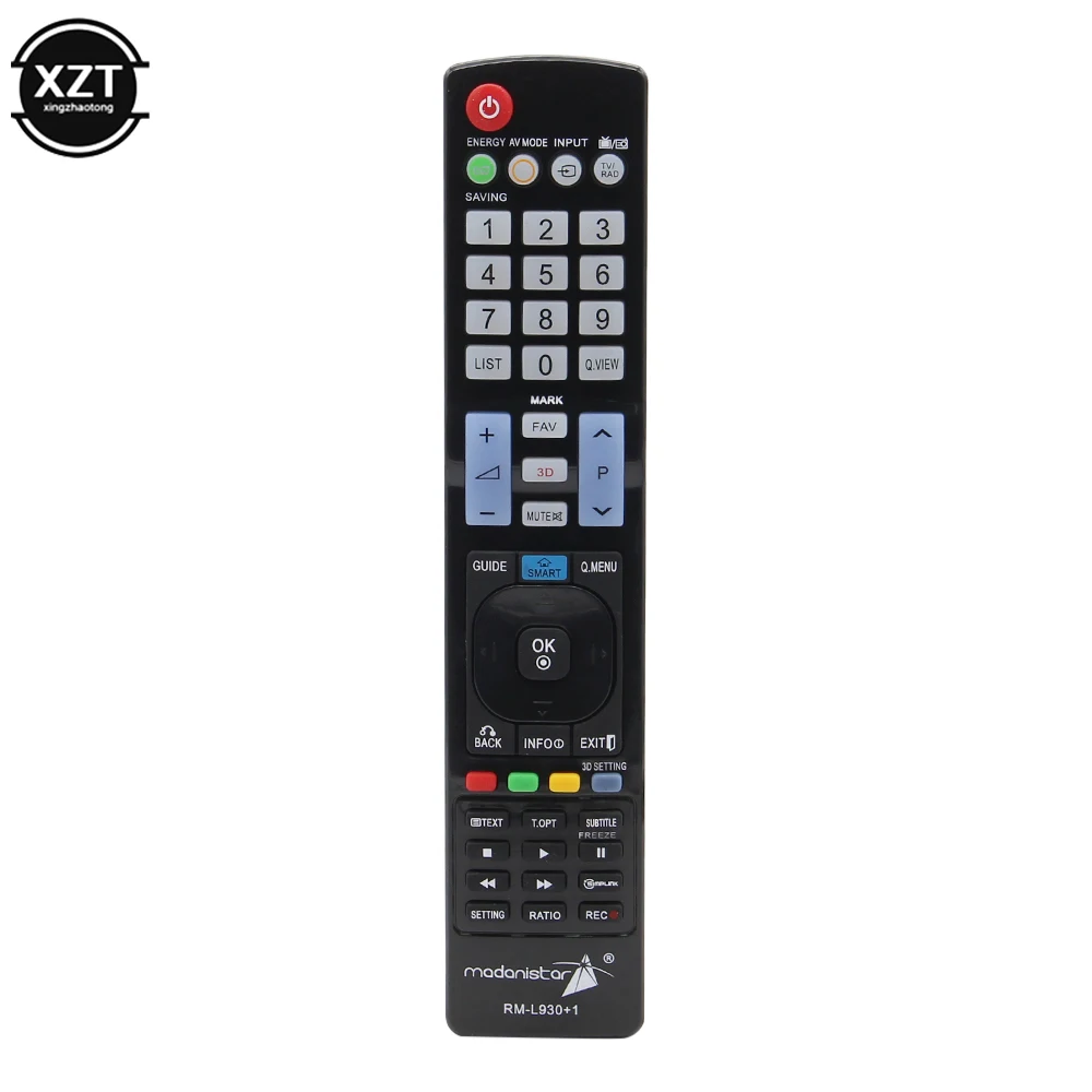 Controle remoto universal para televisão, controles de televisão em 3d com led e hdtv