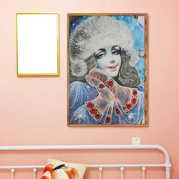 

5D DIY Special Shaped Full Drill Diamond Colorful Painting Beauty Cross Stitch Craft Kits Home Wall Arts Mosaic Decorations