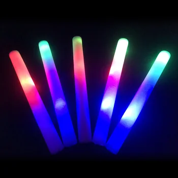 

30Pcs/Lot Colorful Glow Stick Raves Partie LED Crazy Vibe Party Fluorescent Glow Cheer Sticks Concert Club Nightlife Atmosphere