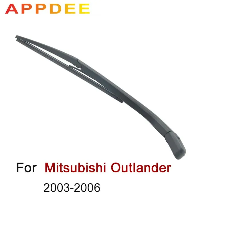 APPDEE Wiper 1" Задняя щетка стеклоочистителя и набор рычагов для Mitsubishi Outlander 2003-2006 ветровое стекло заднего стекла