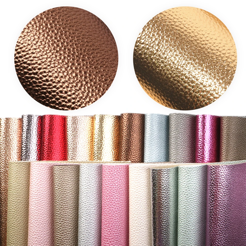 

David accessories 20*34cm Plain Litchi Synthetic Leather Patchwork For Hair Bow Bags Phone Cover DIY Projects,1Yc7275