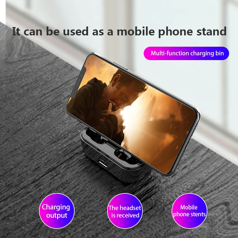 Bluetooth 5 0 наушники TWS беспроводные Blutooth Handsfree спортивные игровая гарнитура телефон