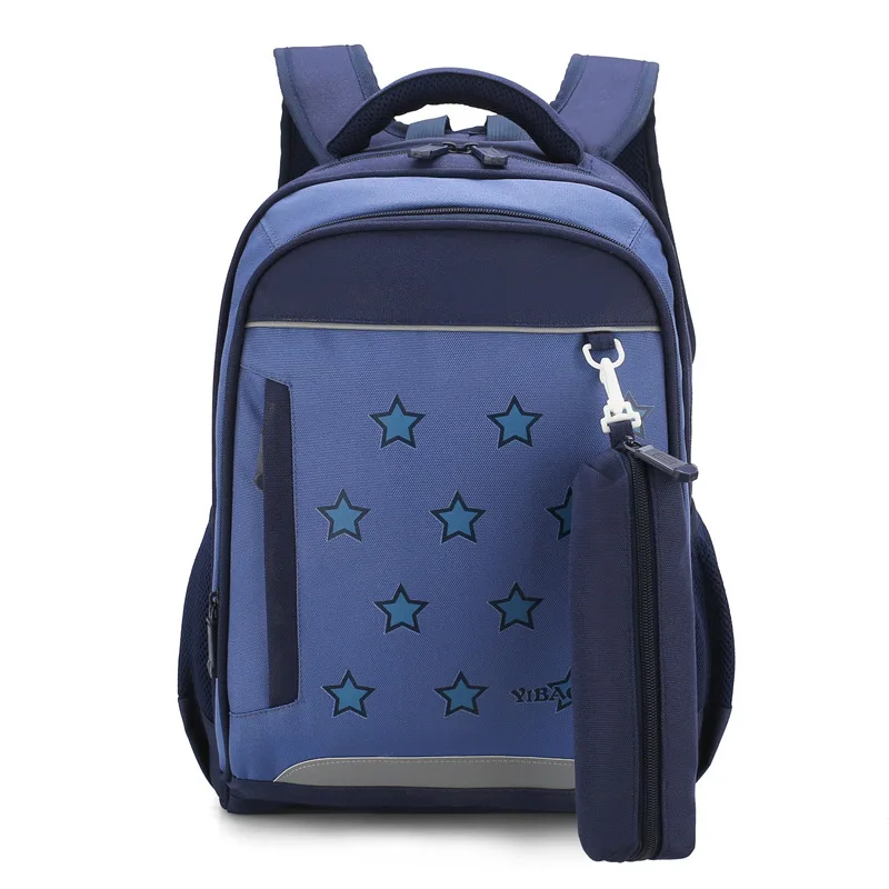High Quality Nylon Children School Bags For Girls Boys waterproof School Backpacks Kids Backpack Mochilas Infantil Bolsa Escolar - Цвет: sky blue1