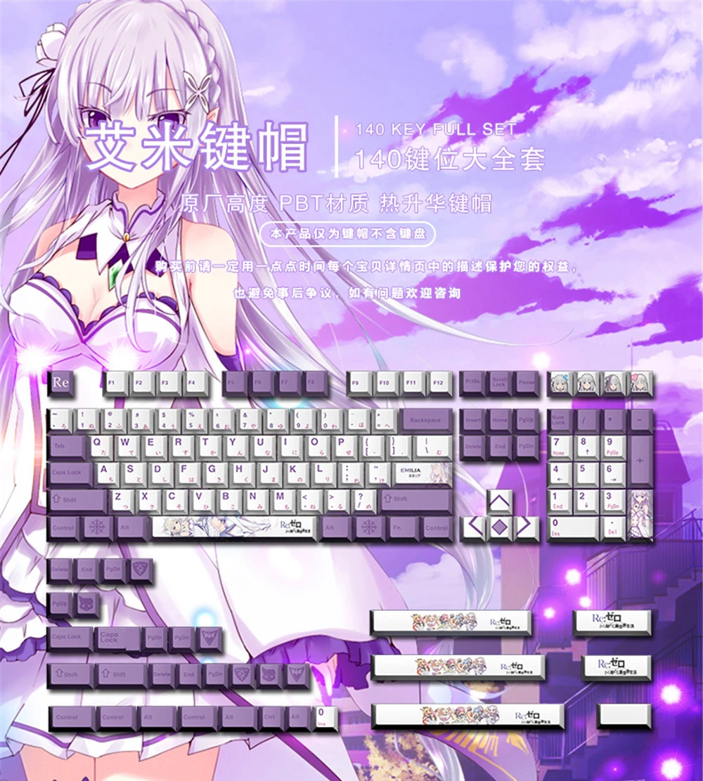 H1accec1352d6488790b46eb30e712ecb6 - Anime Keycaps