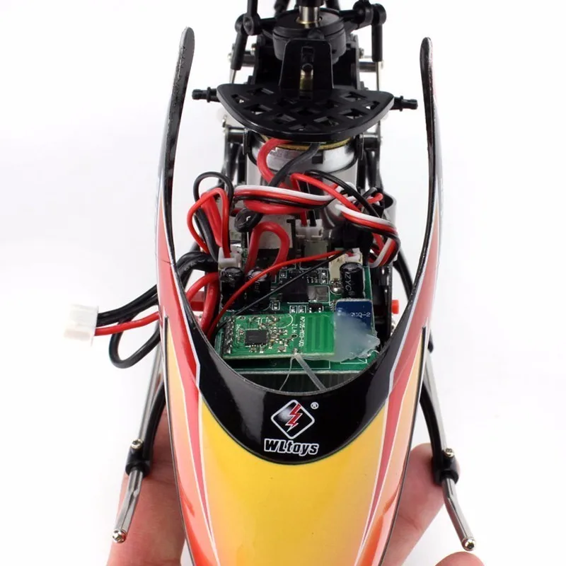 Высокое качество WLtoys V912 большой 52 см 2,4 ГГц 4Ch с одним лезвием дистанционного Управление RC вертолет с гироскопом RTF