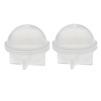 

2 Sets Sphere Ball Shape Silicone Mold Mould for Resin Jewelry Making 30mm