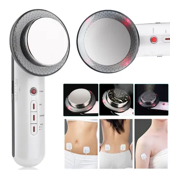 

Face Lifting Tool 3 in 1 EMS Infrared Ultrasonic Body Massager Device Ultrasound Slimming Fat Burner Cavitation Beauty Machine