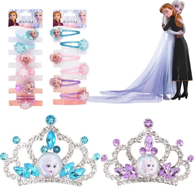 Disney Frozen 2 Анна Эльза София Ариэль девочки Корона Холодное сердце головной убор