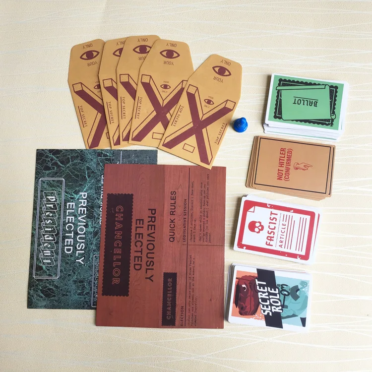 New Arrival SECRET HITLER Games Previously Elected NEW President