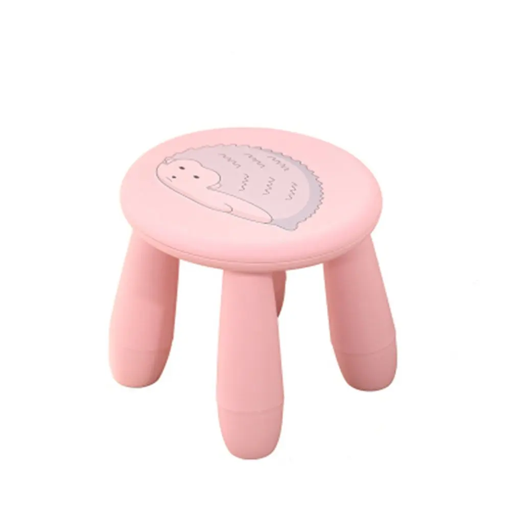 

Creative Cartoon Kids Stools Portable Stool-Type Plastic Chair Stool Detachable Home Travel Outdoor Stool