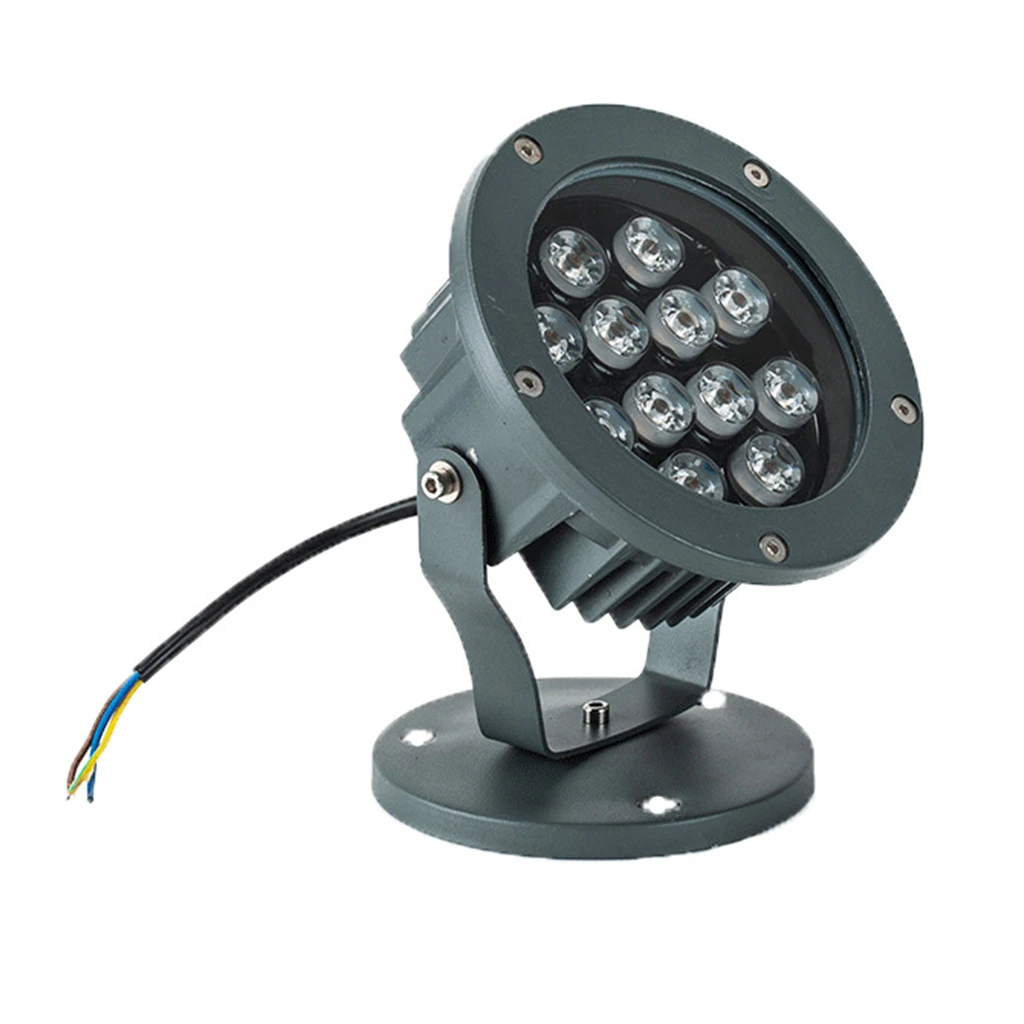 20w led floodlight 12W 36W LED Floodlights IP65 Outdoor Waterproof 12V  24V 85-265V DMX512  RGB multicolor Spotlight  gardening lamps  Park lightin floodlight led