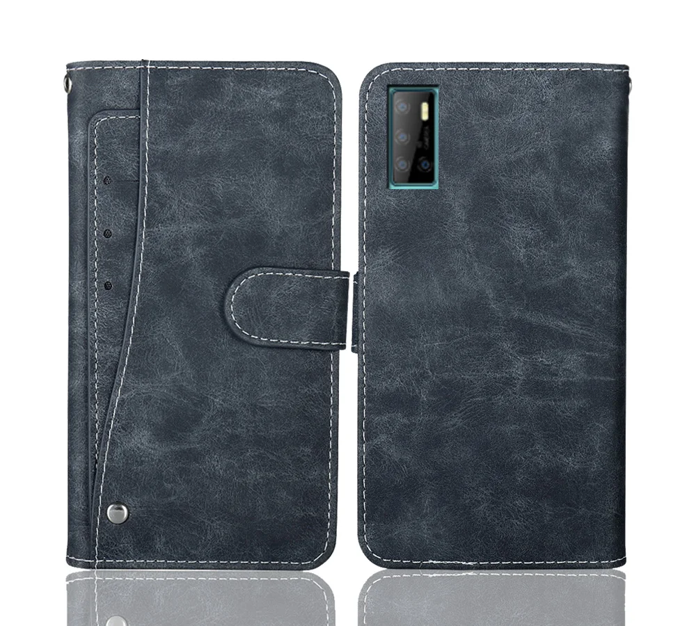 Luxury Wallet Cubot J9 Case 6.22&quot Vintage Flip Leather Protective Cover For With Card Slots | Мобильные телефоны и