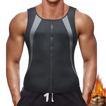 

Men's Slimming Body Shaper Modeling Vest Belt Belly Men Reducing Shaperwear Fat Burning Loss Weight Waist Trainer Sweat Corset
