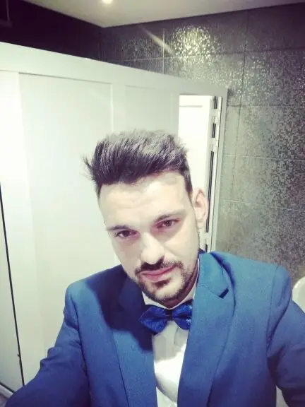 Men Bow Tie Pointed Arrow Jacquard Silk For Men