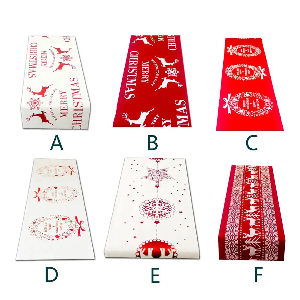 

Christmas Print Tablecloth Christmas Tabletop Decoration Christmas Arrangement Long Tablecloth Christmas Tablecloth
