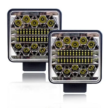 

Car Led Light Bar 12V 24V 102W Work Light for Tractors Headlight Led Offroad Accessories Daytime Running Lights auto led ramp