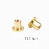 304 stainless steel screw T12 nut flange brass pitch 2mm 3mm lead 4mm 8mm 10mm 12mm ► Photo 1/4
