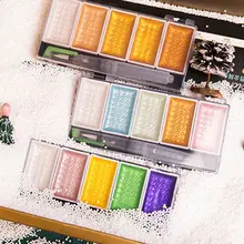 5/8 цветов водонепроницаемого материала; Водонепроницаемая Цвет; декор в виде золотистых металлических пигмент Краски с щеткой для чистки художника Краски ing воды Цвета товары для рукоделия