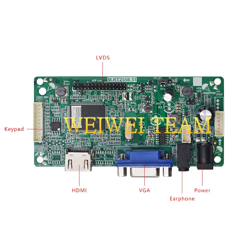 10,1 дюймов 1920X1200 ips ЖК-дисплей экран B101UAN01. Дисплей Панель с HDMI VGA ЖК-дисплей драйвер плата LVDS М. RT2556.51 EDP 40 штифтов