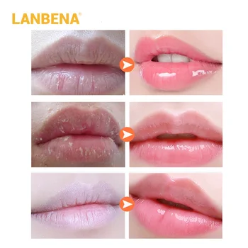 LANBENA Hyaluronic Acid Chameleon Lipstick Moisturizing Nourishing Lip Balm Makeup Plumper Lip Lines Long Lasting