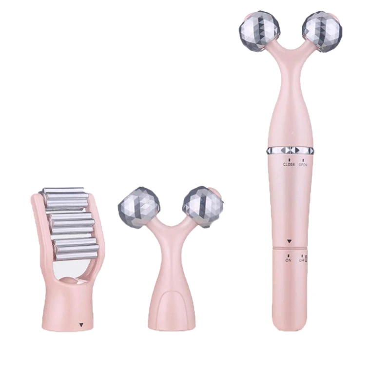  3D Face-Lifting Instrument Electric Face-Lifting Artifact Roller V Face Massager Lifting Firming Fa