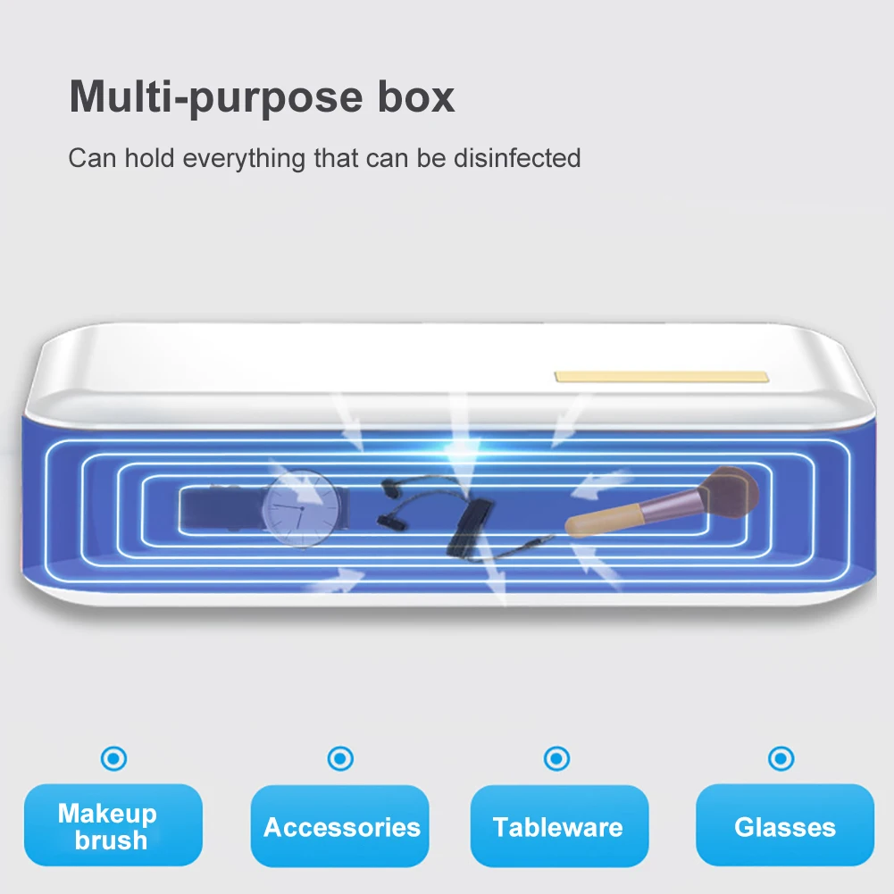 

USB Automatic Sterilizer UV Sterilizer Three Minutes One Button Disinfection Toothbrush Mask Mobile Phone Clothing Sterilization