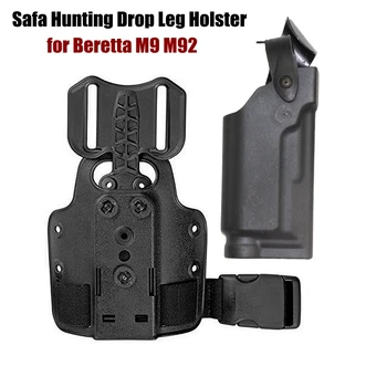 

Military Beretta M9 92 96 Leg Holster Quick Drop Outdoor Hunting Tactical Leg Holster Airsoft Paintball Gear