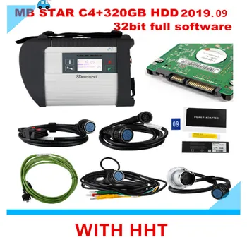 

2019.09 Best quality MB STAR C4 with HHT last FULL software 320GB HDD MB SD Connect Compact 4 Diagnostic Tool DHL Free Shipping