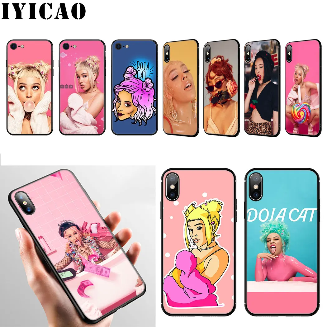 Мягкий силиконовый чехол Doja Cat для iPhone 11 Pro Max XR X XS 6 6S 7 8 Plus 5 5S SE телефона|Бамперы| |