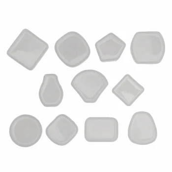 

Silicone Mold Diy Jewelry Making Round Geometric Fan Shape Pendant Epoxy Resin Crafts Jewelry Molds Equipments Candy Mould