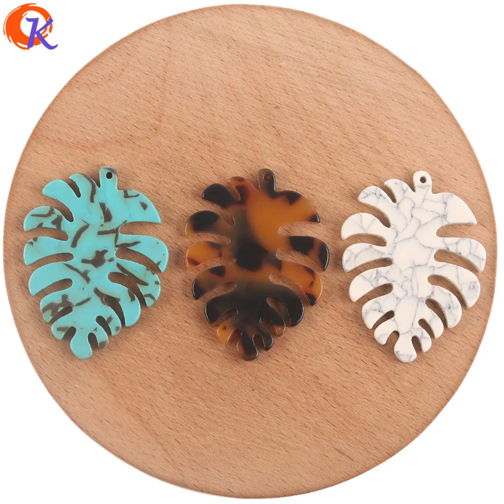 Cordial Design 29*38mm 50Pcs Jewelry Accessories/DIY Parts/Earrings Making/Leaf Shape/Hand Made/Jewelry Findings Components