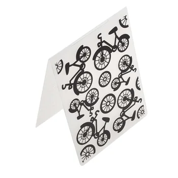 

1PC Bike Bicycle Pattern Plastic Embossing Folder Template DIY Scrapbooking Card Making Decoration Papercraft