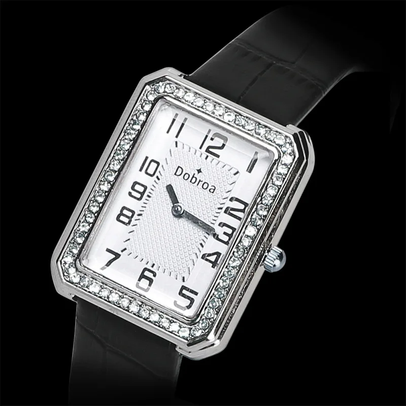 

South Korea Unisex 12 with Numbers Trend of Fashion Leather Belt MEN'S Watch Students Ultra-Thin Quartz Watch Waterproof Watch W